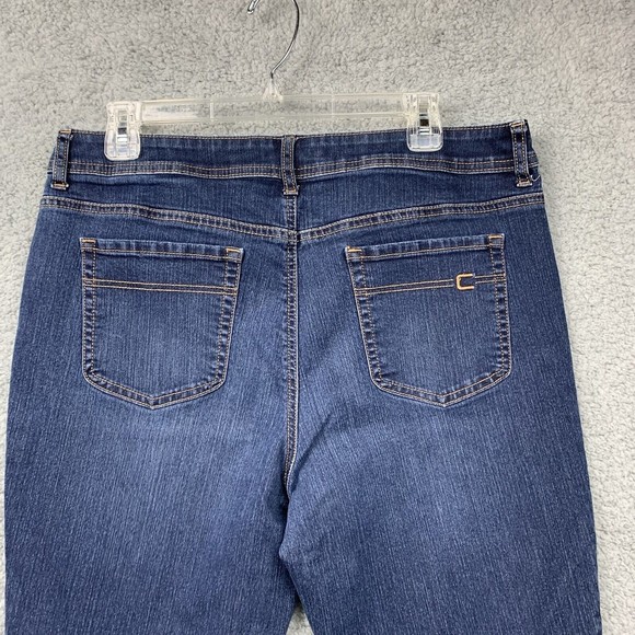 Chicos Jeans Womens Chicos Size 2 Regular US 12/14 Medium Wash Mid Rise - Picture 10 of 12
